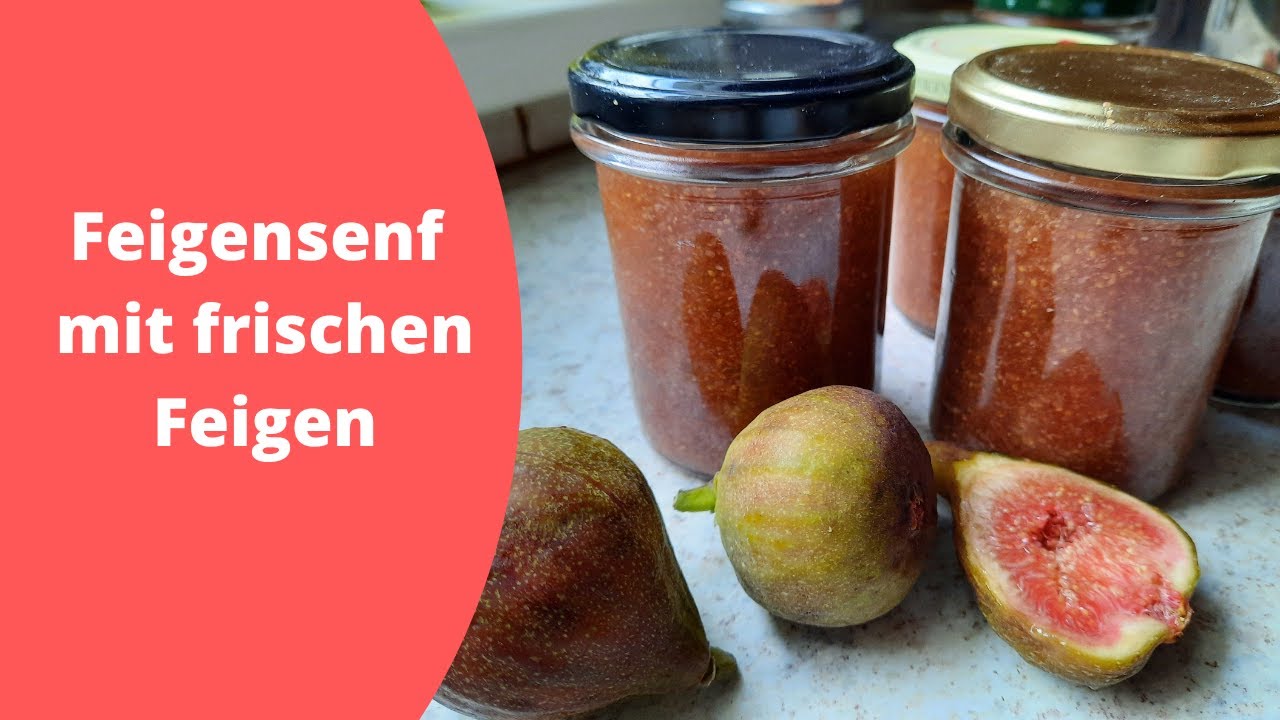 Feigensenf mit frischen Feigen selber machen