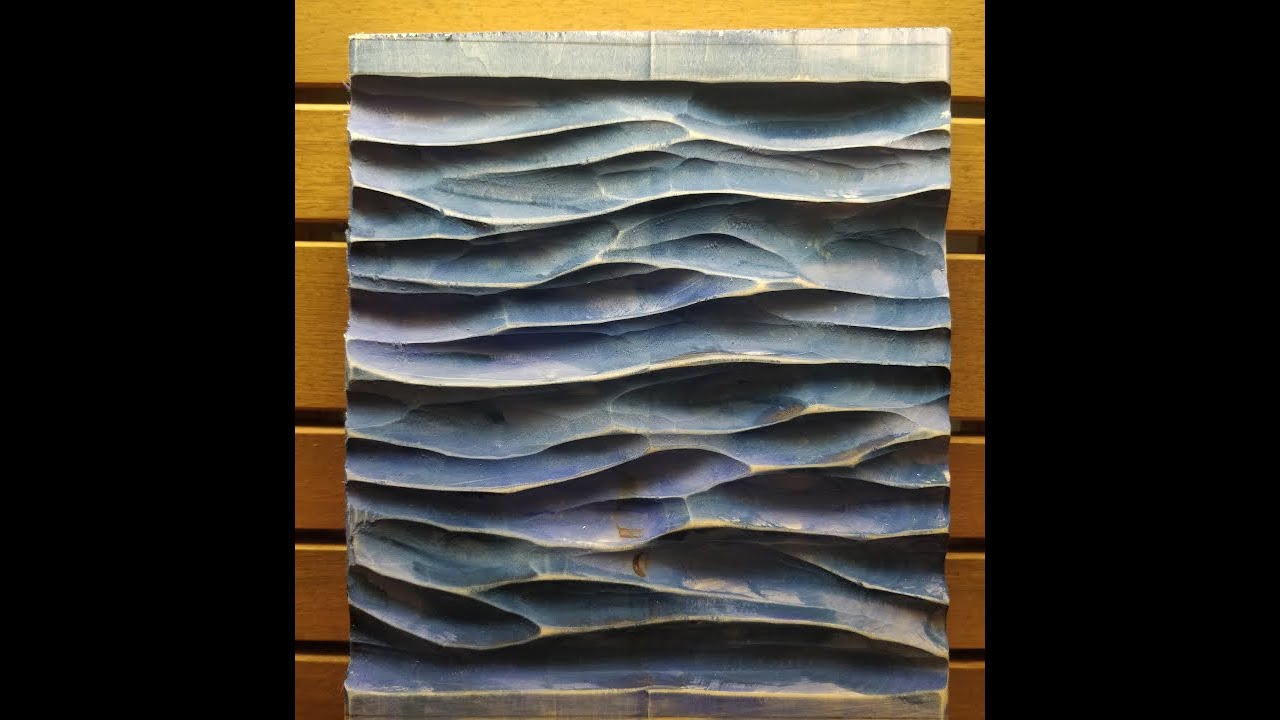 Woodcarving Pattern - Waves
