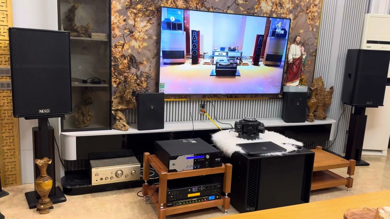 lắp combo Nexo ps15r2 sub ls18 main 4x1 đời cao chính hãng tại vĩnh phúc