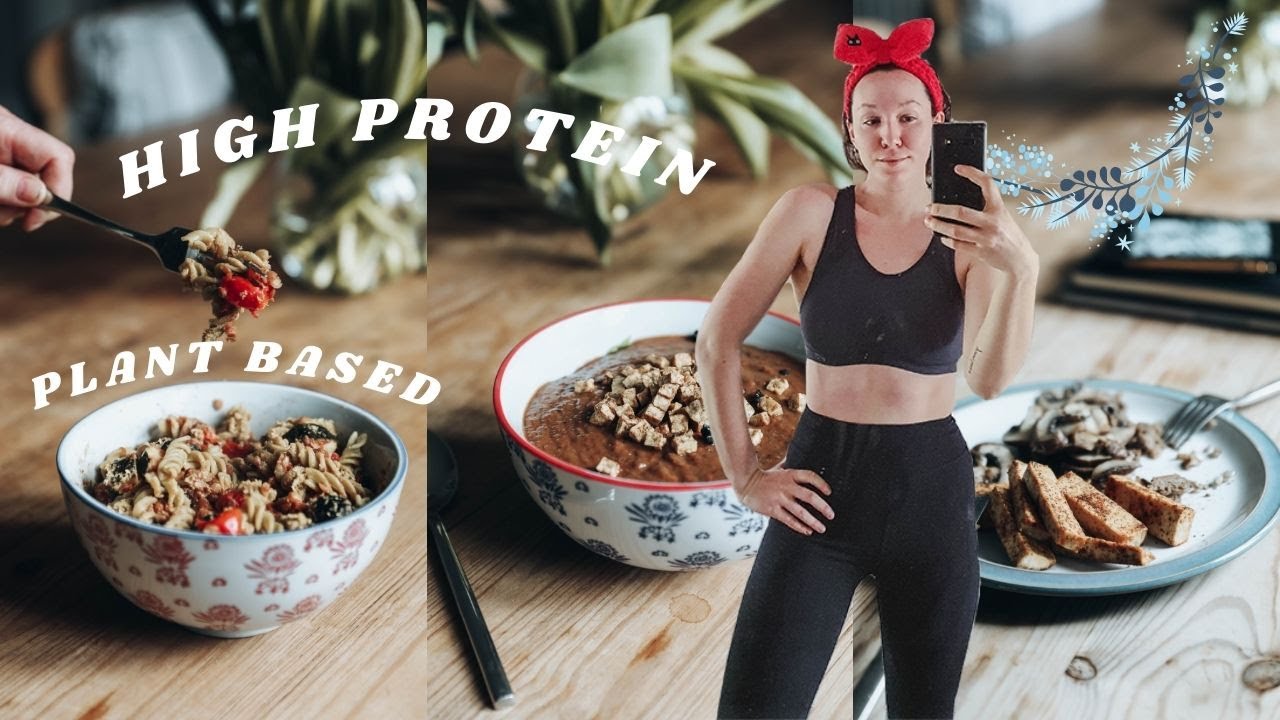 High protein VEGAN day of eating | EASY RECIPES