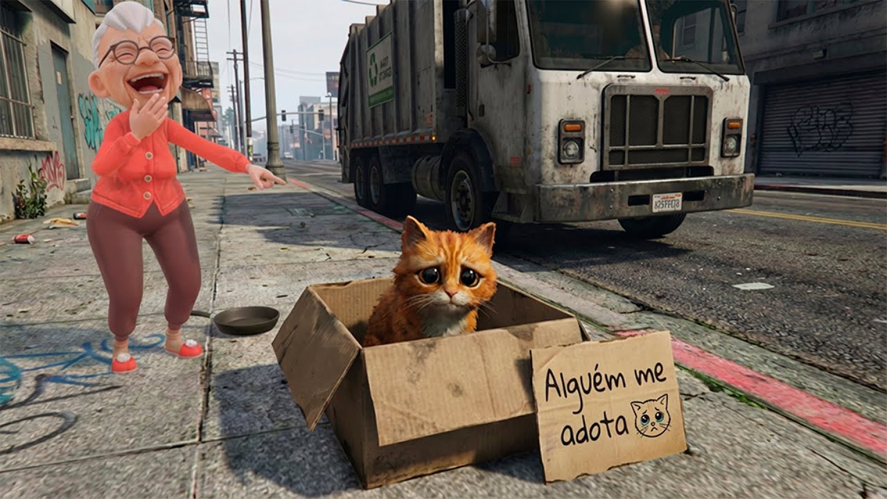 VIREI UM GATINHO DE RUA POR 24 HORAS - O FILME