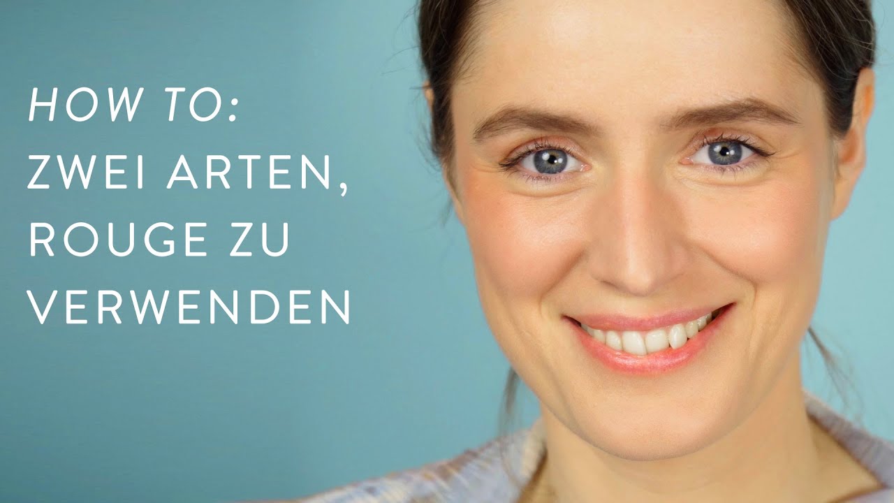 Zwei Techniken, wie man Rouge verwenden kann – mithilfe von HIRO Cosmetics
