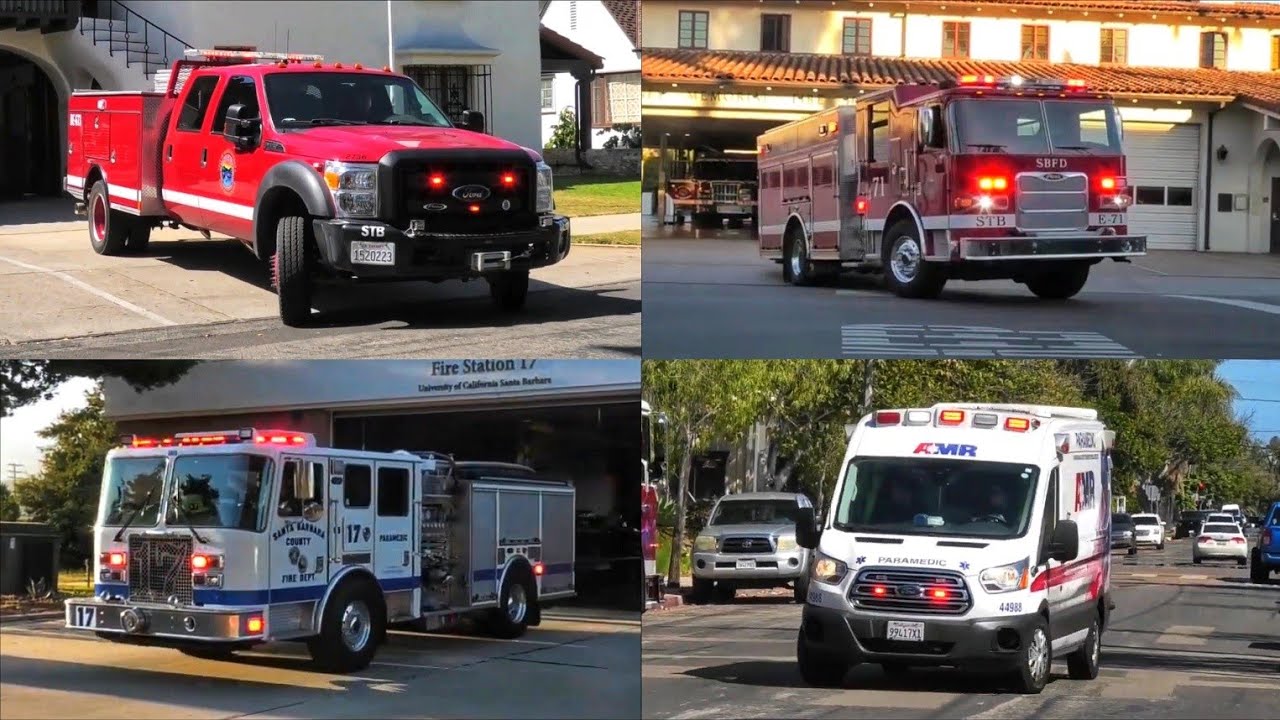 [🚨 Q-Siren] Fire Department and Ambulances || Santa Barbara City and Country 》Responding Code 3