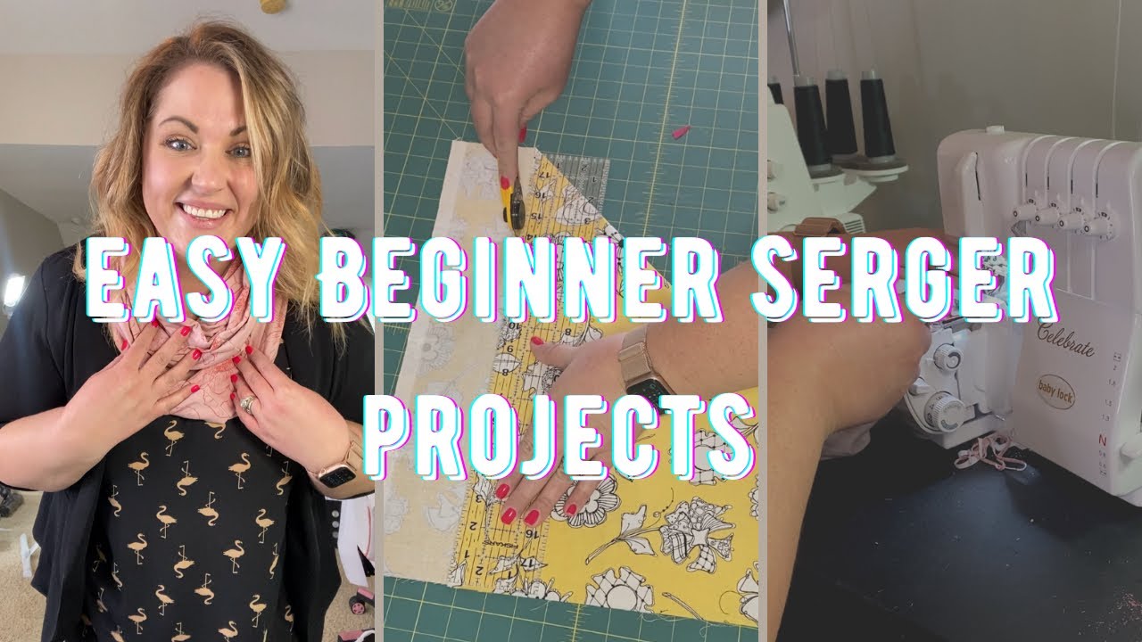 Быстрые и простые проекты для начинающих с оверлоком! #оверлок #sewingtutorial