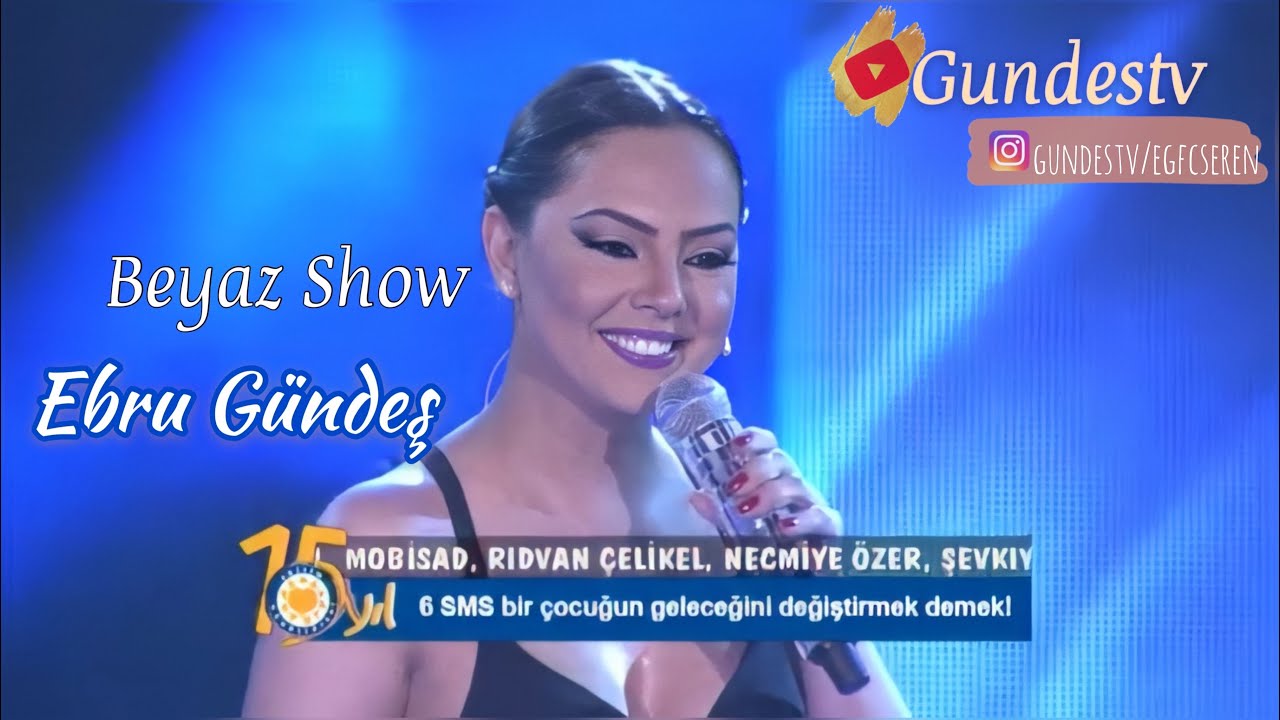 Beyaz Show - Ebru Gündeş (Mehmet Ali Birand, Saba Tümer, Acun Ilıcalı, Melis Birkan, Cem Davran)