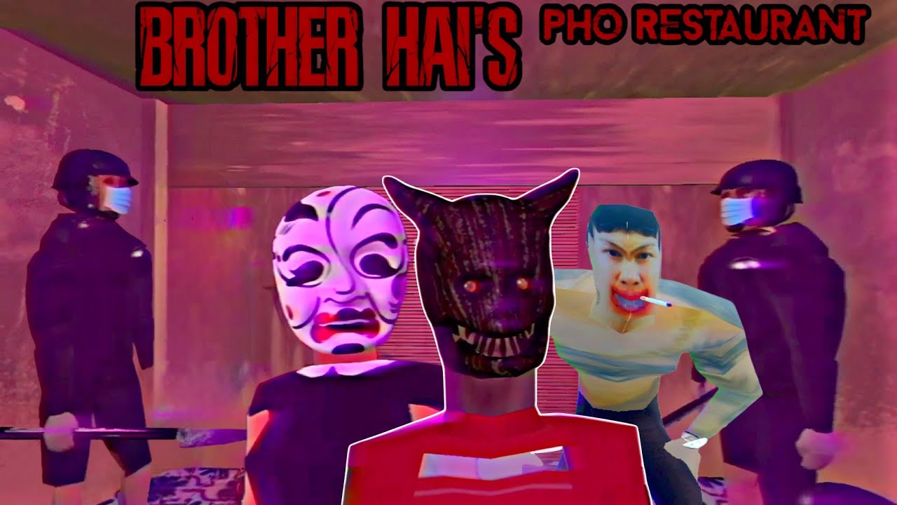 BROTHER HAI'S PHO RESTAURANT All Endings Full Gameplay - horror game insprired by Vietnamese culture