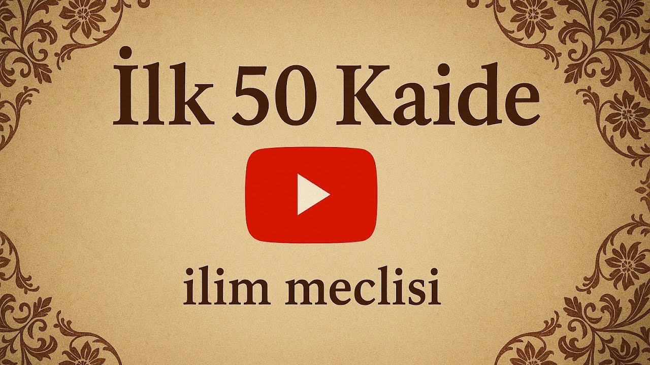 Mecelle Kaideleri 1-50
