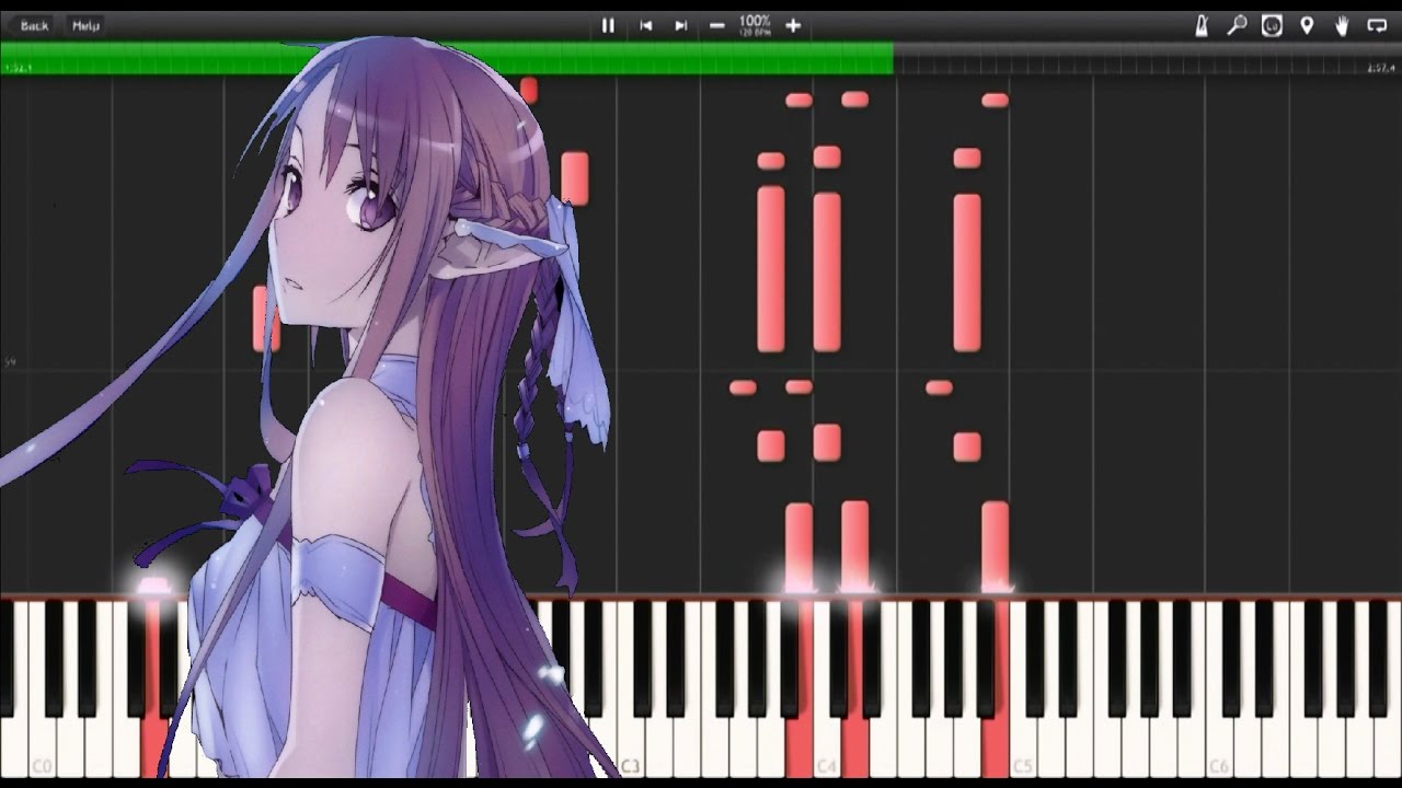 Sword Art Online OST - In Your Past / Main Theme (Synthesia)