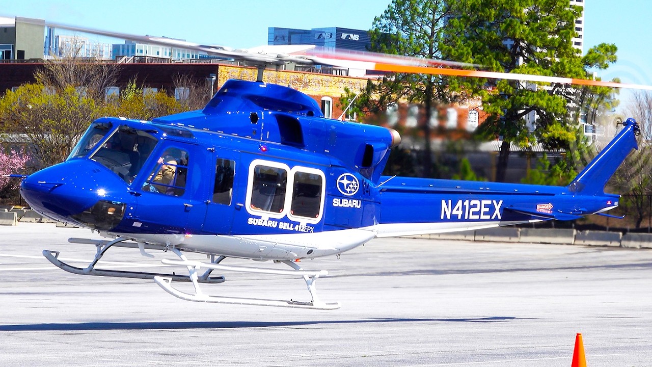 HELICOPTER ACTION: Bell-412, Bell-407, Bell-429, BELL-505 & H145 D3 | Power Departures & Landings