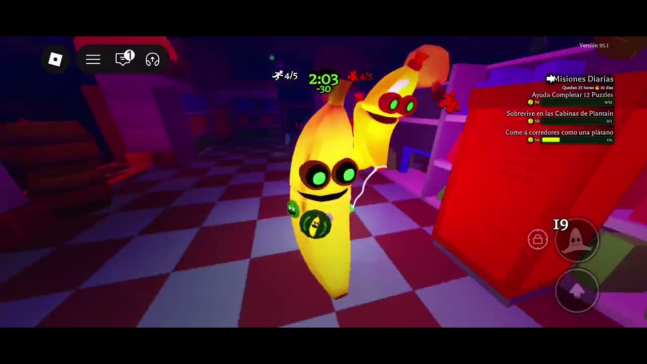 Roblox parte2 jugando banana eats 