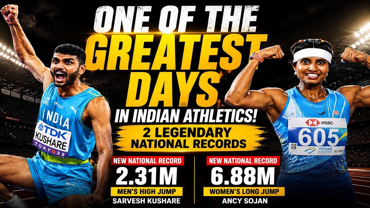 One of the Greatest Days in Indian Athletics History! 🇮🇳 | 2 Legendary National Records
