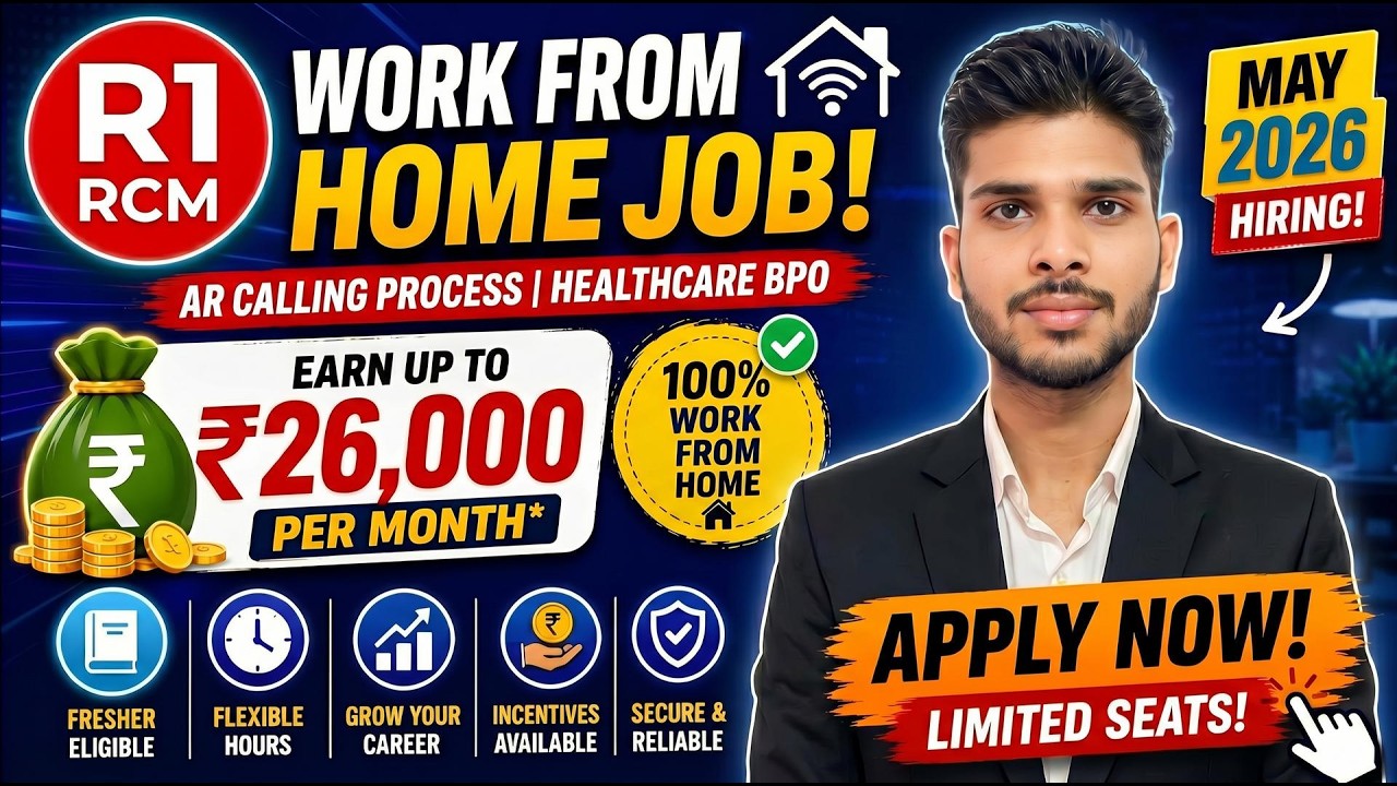 ₹26K WFH Job😮R1 RCM Process Hiring | Work From Home | The Ravi Vlogs