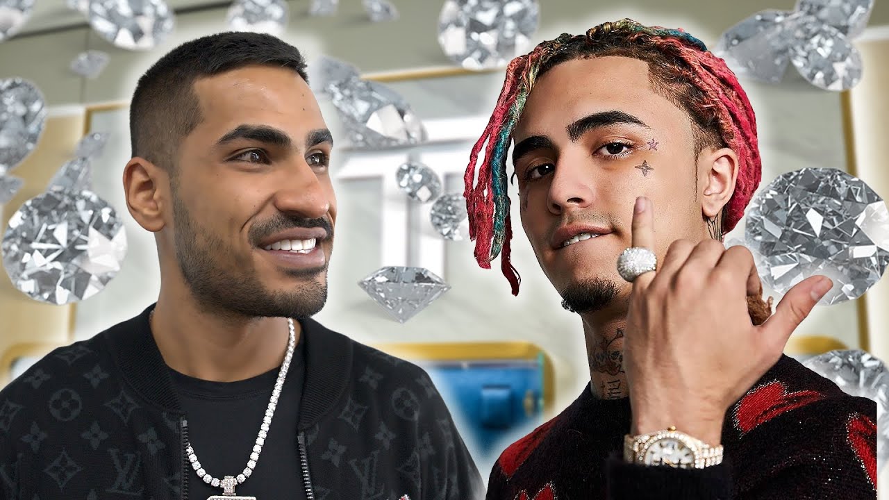 Lil Pump Goes Jewelry Shopping At TPT