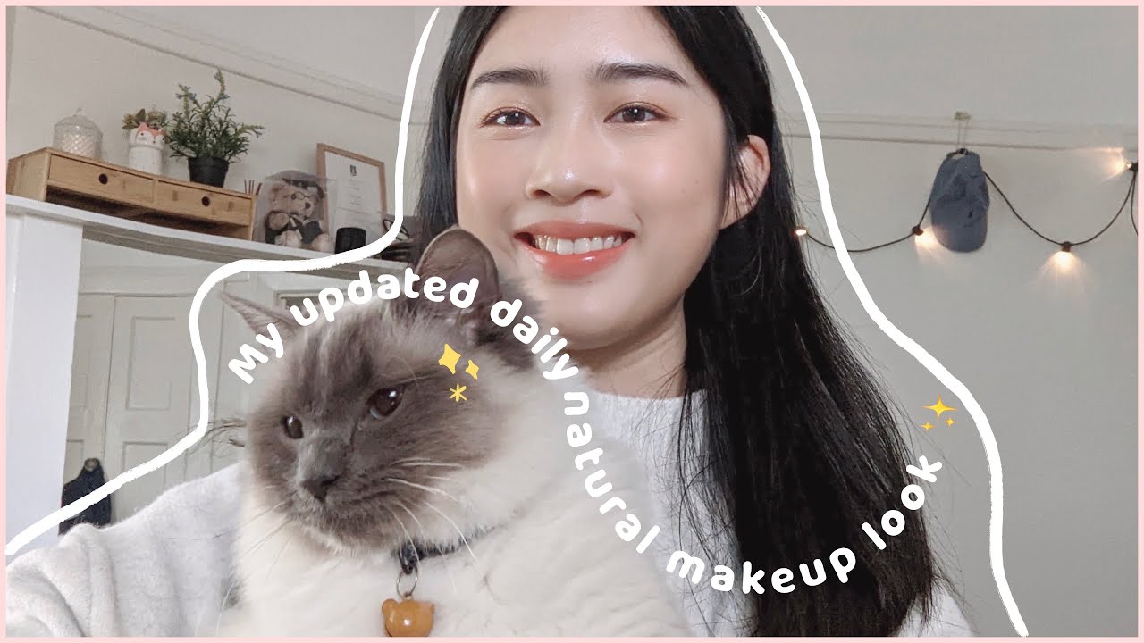 My updated daily natural makeup look ✨ / HERA cushion & Rom&nd mascara