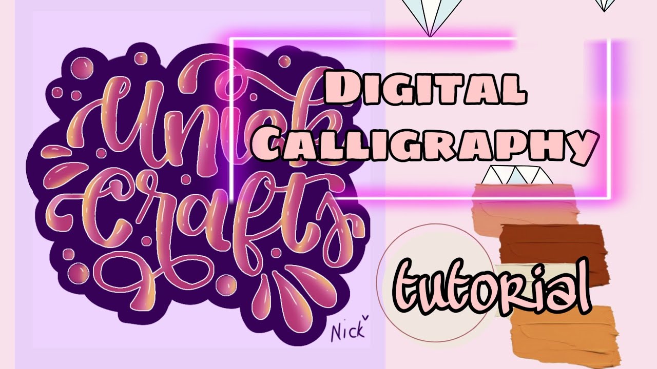 How to Calligraphy using Ibis Paint X