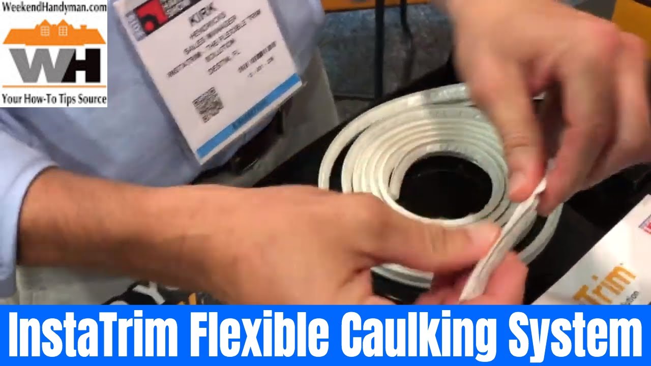 #InstaTrim Flexible Self Adhesive Trim Caulking System For Kitchen and Bath | Weekend Handyman