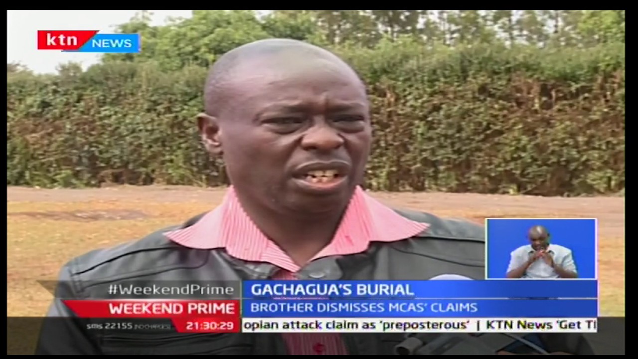 Rigathi Gachagua has told off the MCA'S saying that they are guilty of whatt they did to his brother