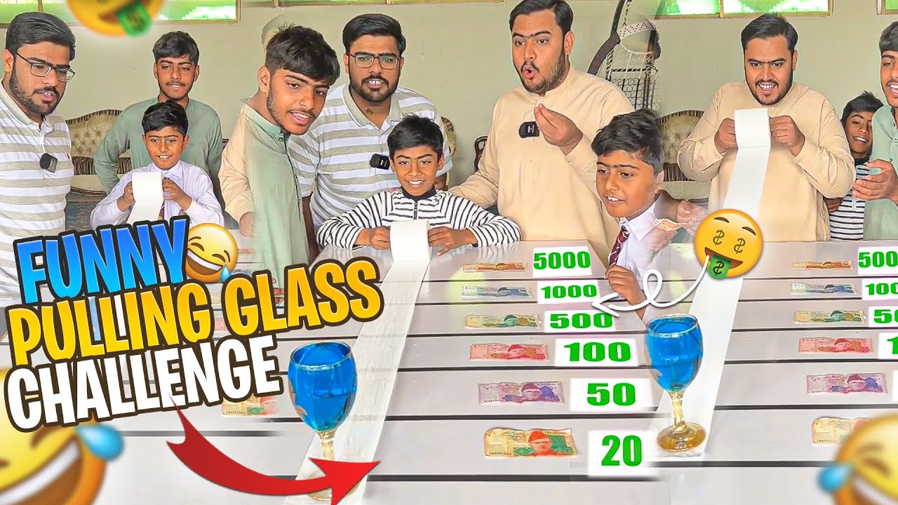 Pulling glass Challenge