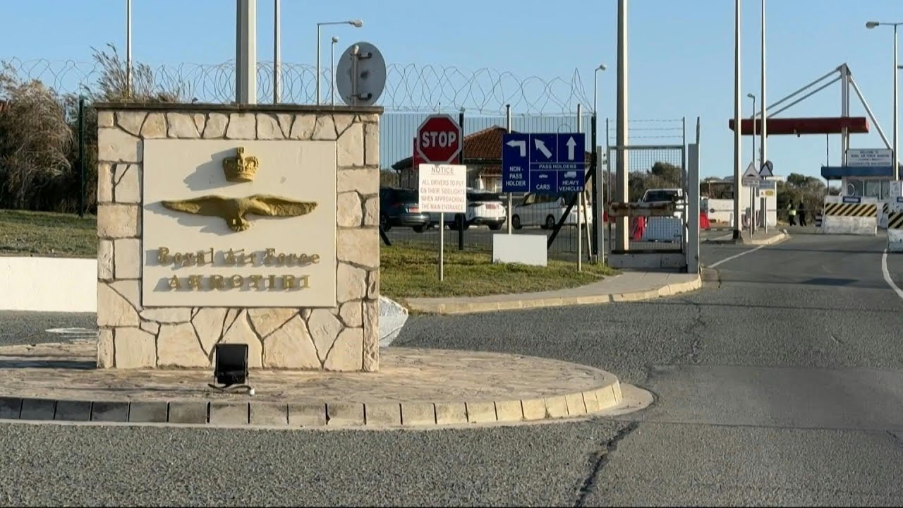 Sirens blare at the Royal Air Force (RAF) base in Cyprus | AFP
