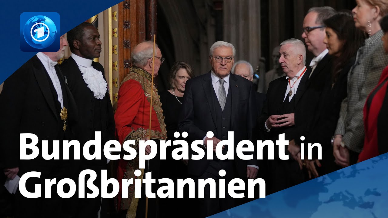 Staatsbesuch in Großbritannien: Bundespräsident Steinmeier spricht vor dem britischen Parlament