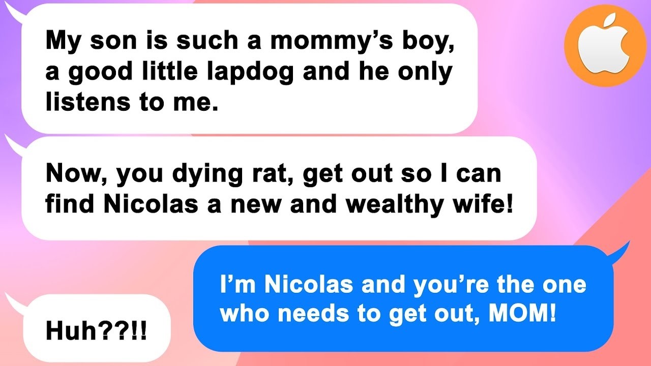 [Apple] MIL plots to get me kicked out of the house, but “mama’s boy” stick by my side