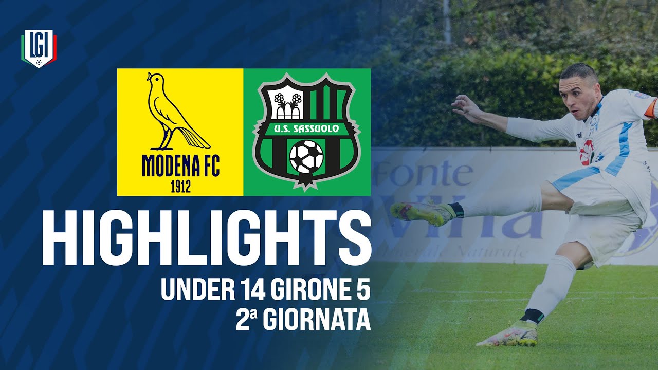 Highlights Modena-Sassuolo U14, 5ª giornata stagione 2024-25