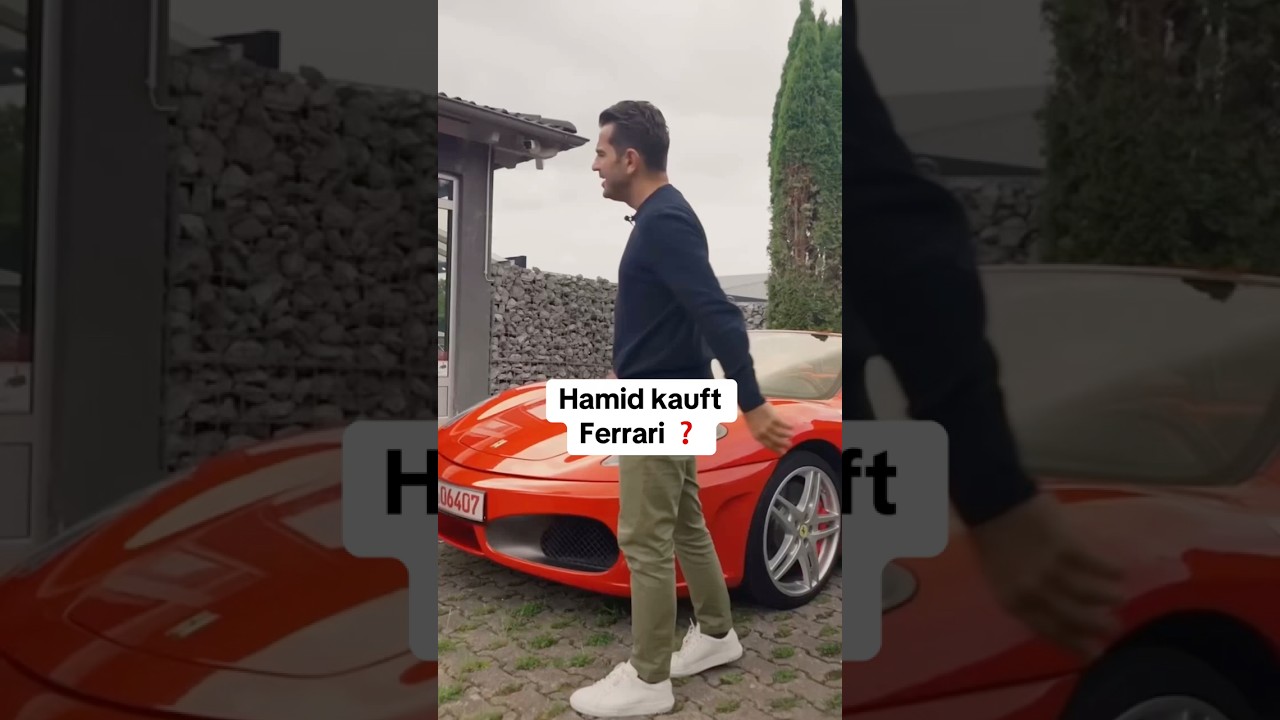 Hamid kauft Ferrari❓ #hamidmossadegh #autohandel