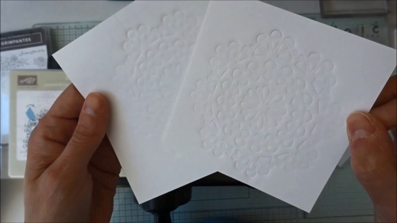 [Astuce] Comment embosser des dies avec le tapis en silicone sizzix