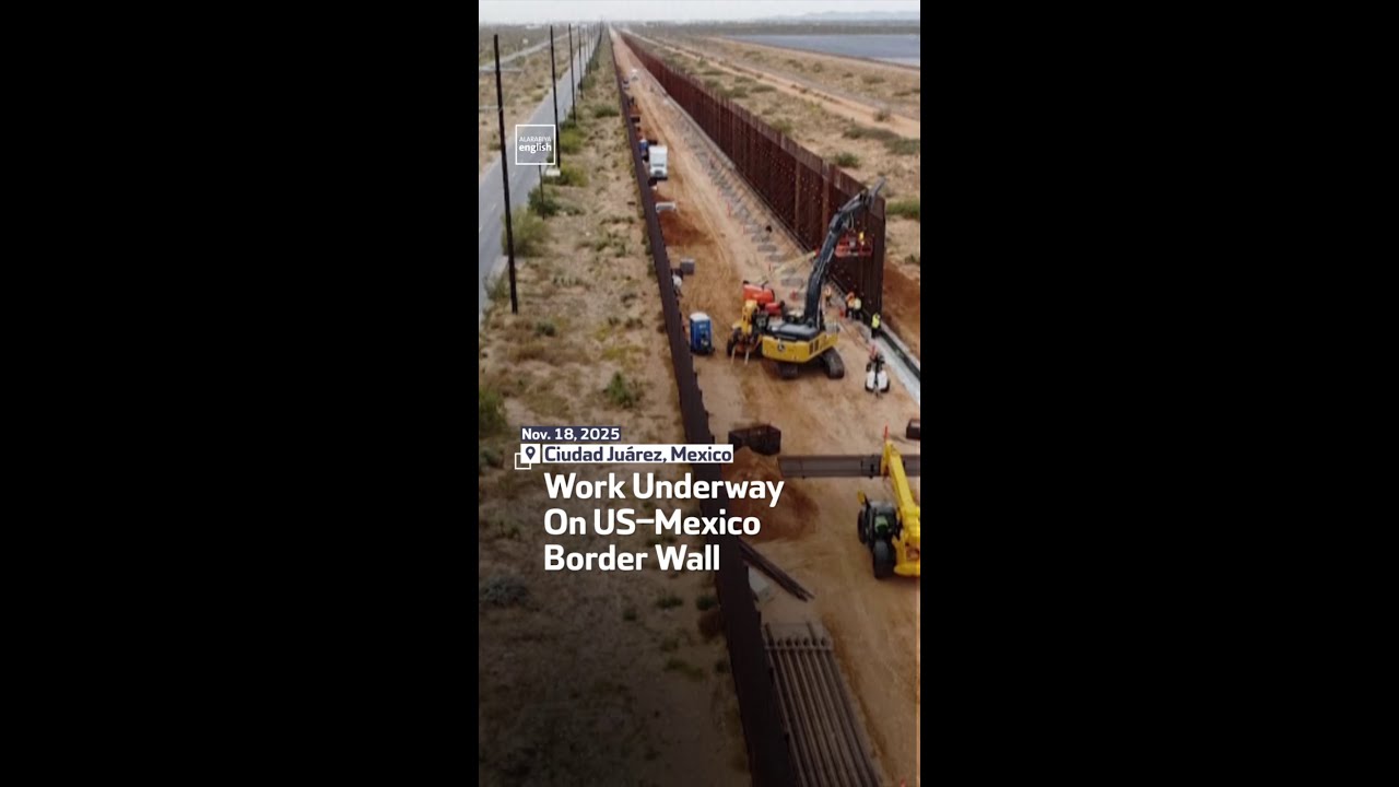Work Underway On US&ndash;Mexico Border Wall