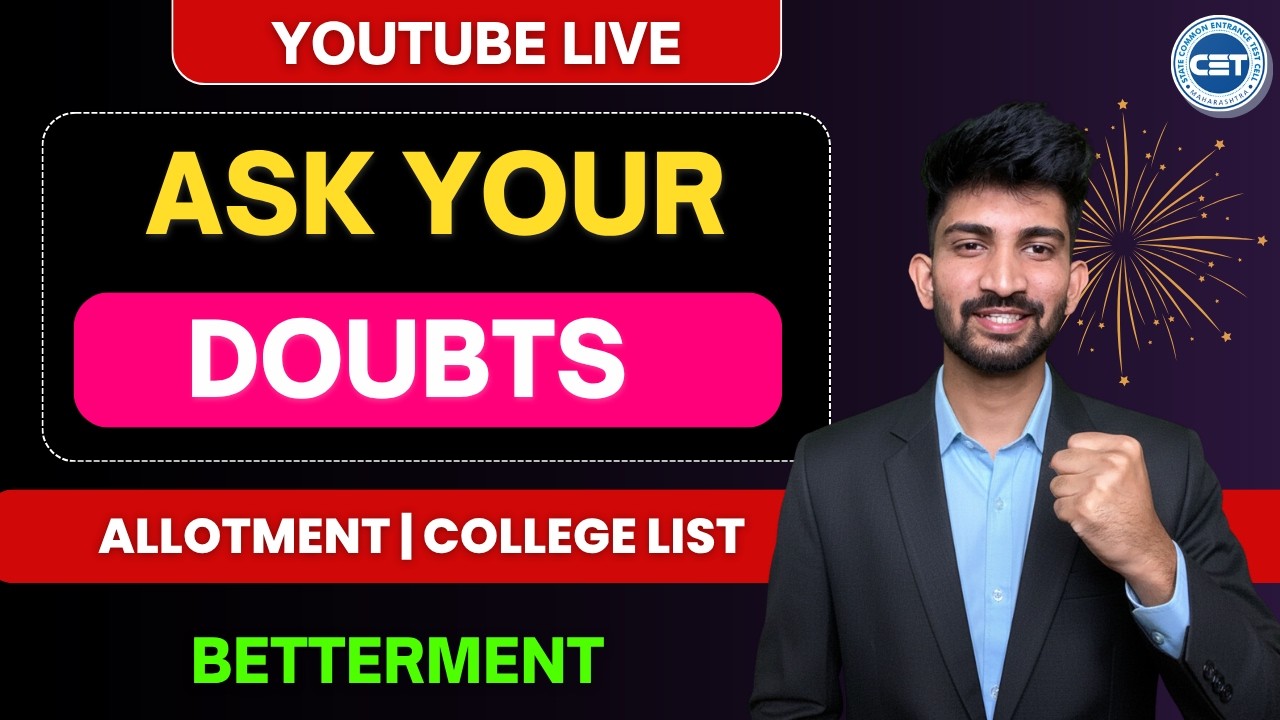 CET ADMISSION PROCESS 2026 | ASK YOUR DOUBTS