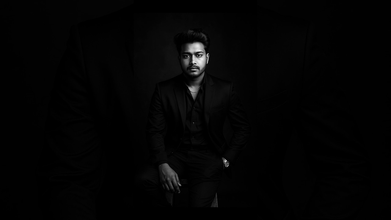 Cinematic Black & White Portrait Photo Editing | chatgpt  photo Editing #ai #chatgpt #photoediting