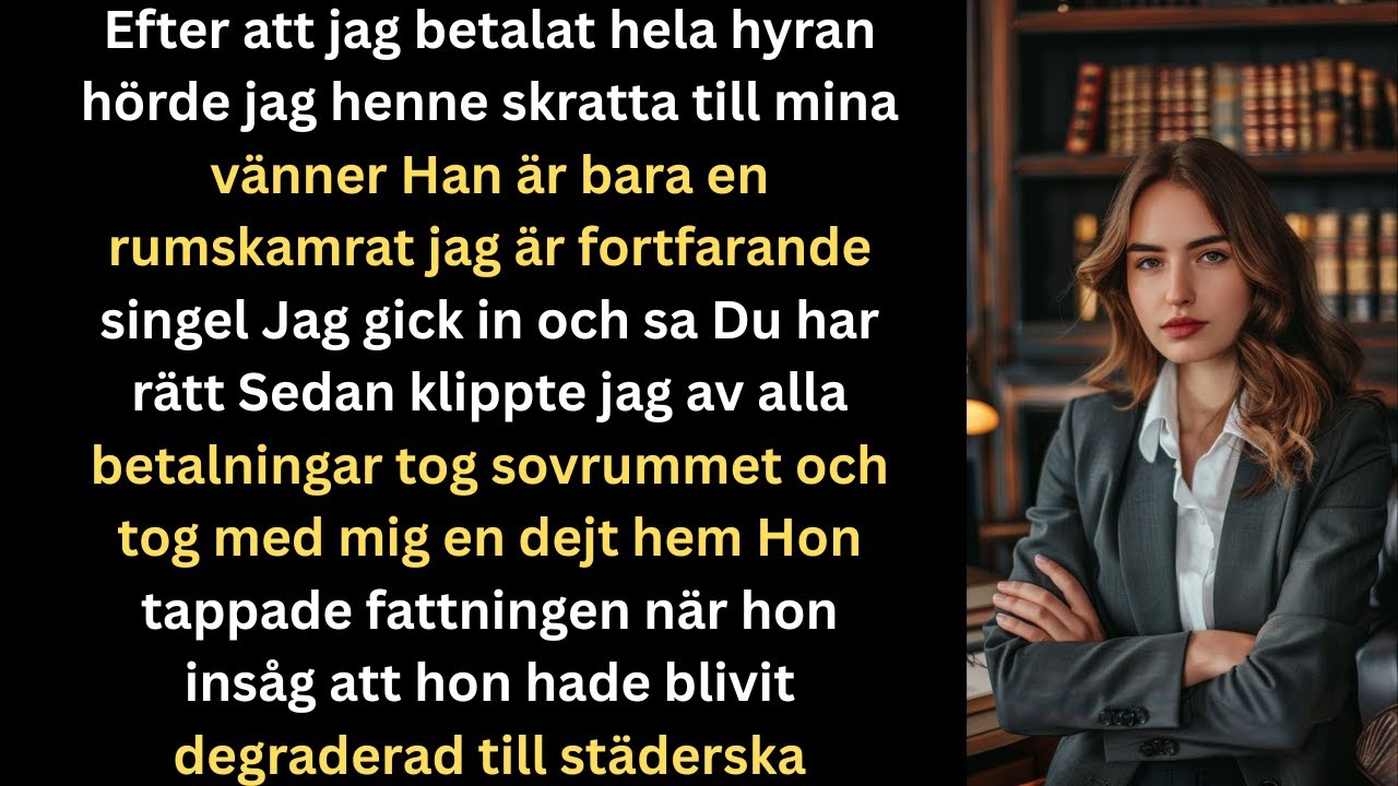 Efter att jag betalade hyran skrattade hon Han är bara en rumskompis jag är singel