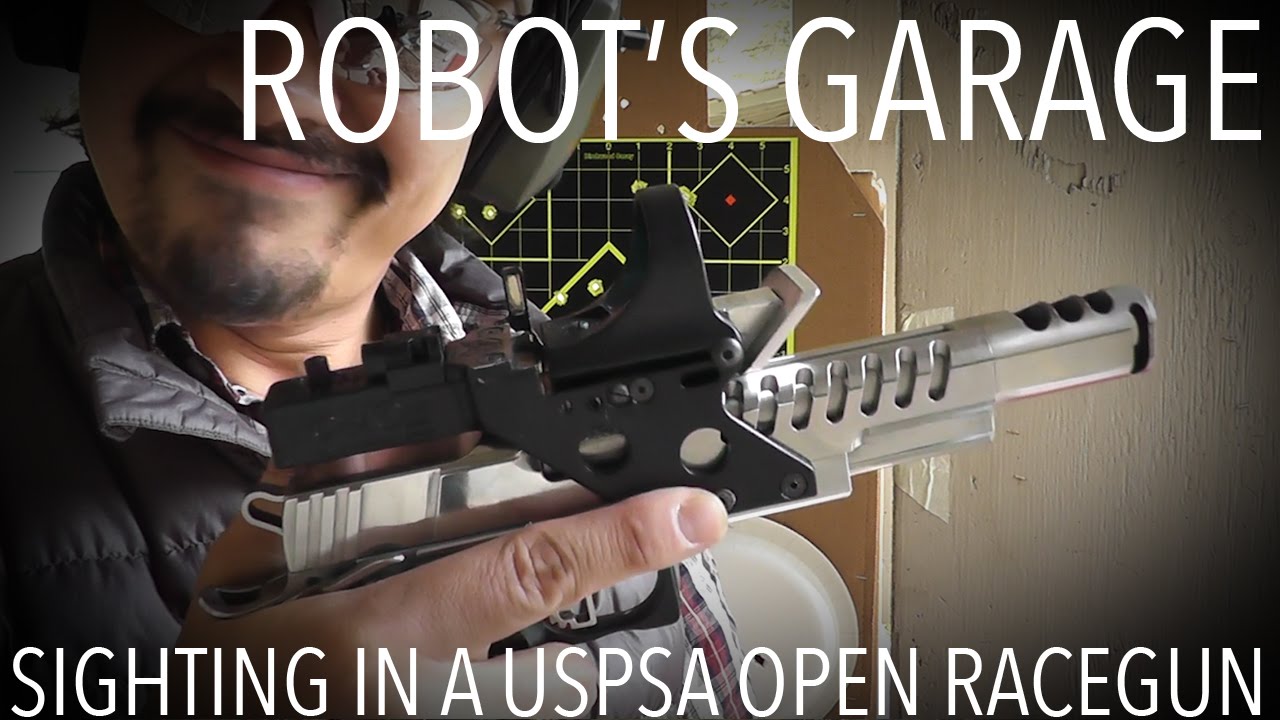 Прицеливание в USPSA Open Racegun