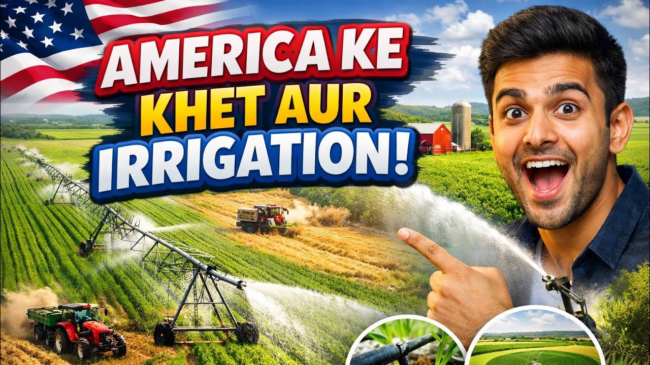 America k Khet kaise hote h or kaise irrigation ki jaati h.#rightwayindia #india 