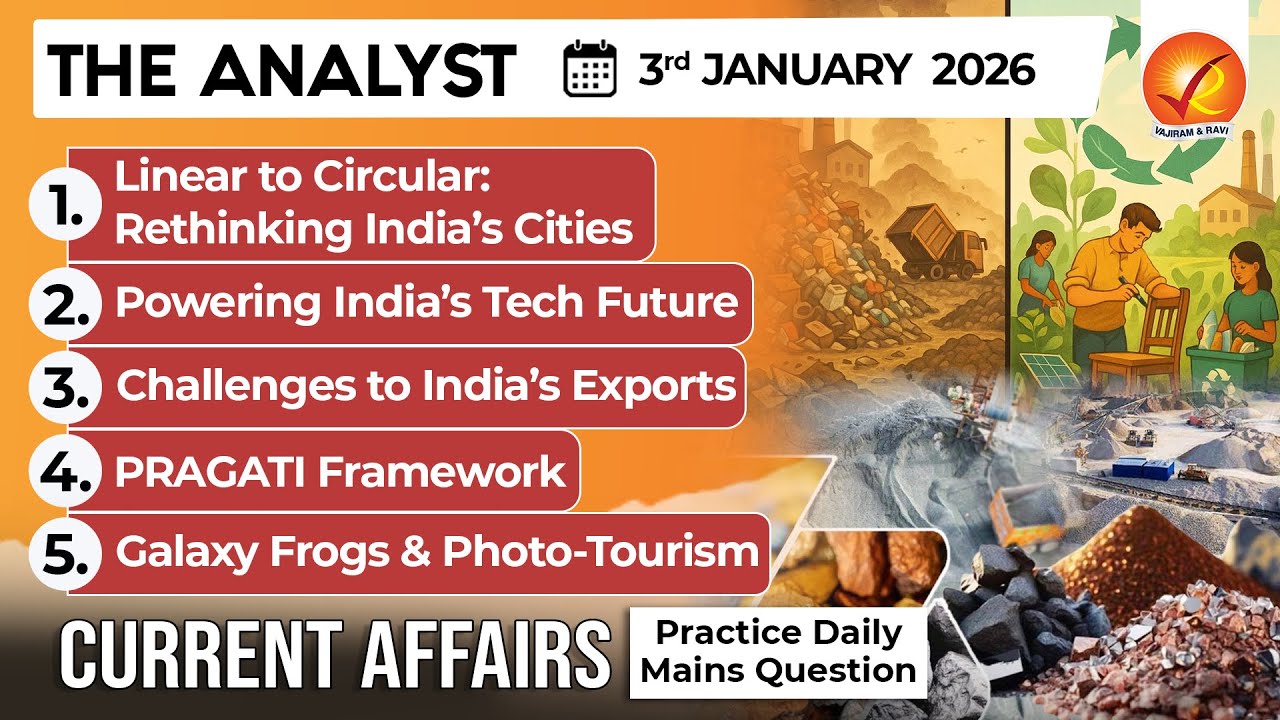 Current Affairs Today 3 JAN 2026 I UPSC Daily Current Affairs I The Hindu Analysis I The Analyst