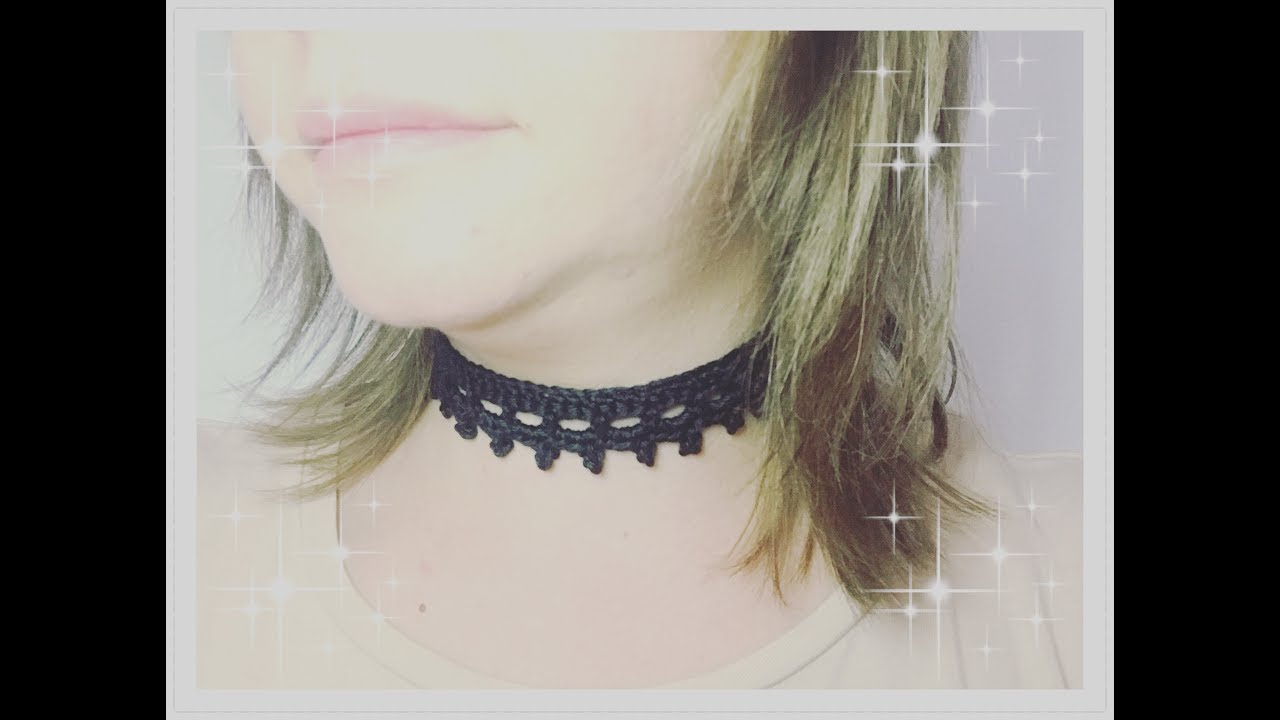 SUPER EINFACHE Kette häkeln / Choker häkeln super für Anfänger geeignet
