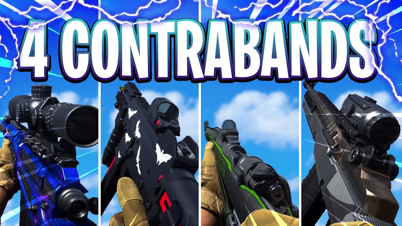 All Four Contraband Weapon Blueprints You Can Find In Warzone (How To Find The Contraband FAST!)