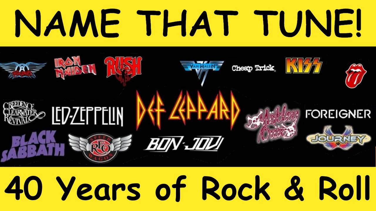 Guess the Song Party Game | 40 Years of Rock & Roll