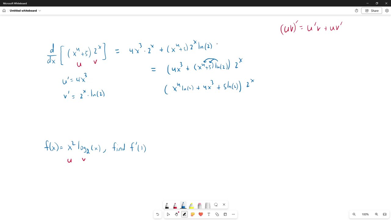 Derivatives of General Exponential and Logarithmic Functions