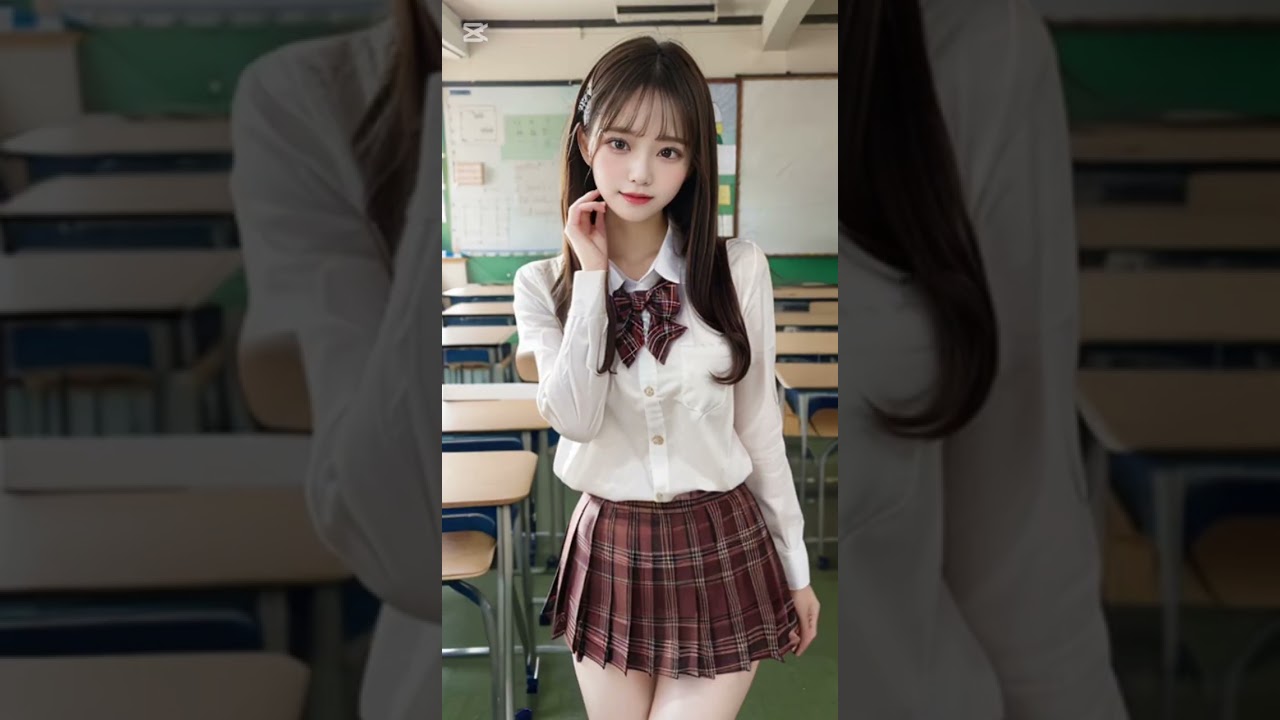 【AI art lookbook】清楚な制服美少女