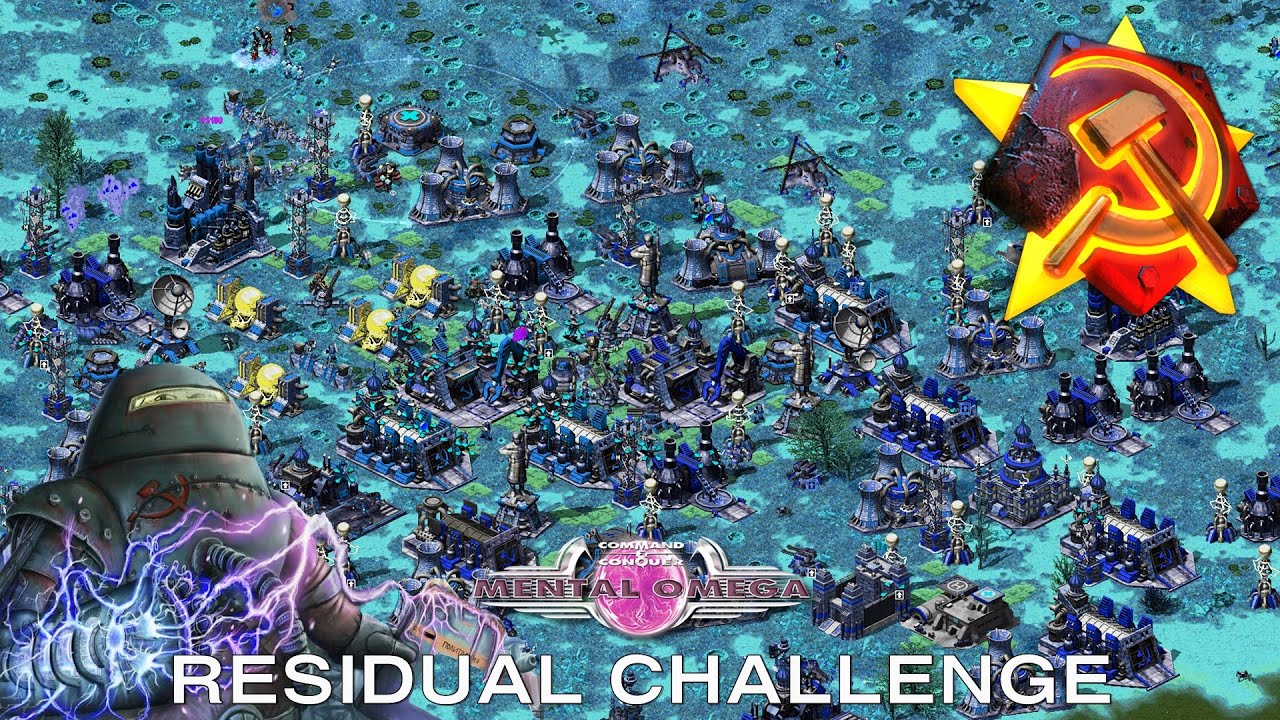 Red Alert 2 | Mental Omega 3.3.6 - Fan Challenge - Residual Challenge - Mental AI Boost