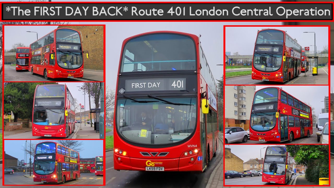 *FIRST DAY BACK* Route 401 GoAhead, London Central Operation EXPLAINED (London Bus Changes) + Arriva