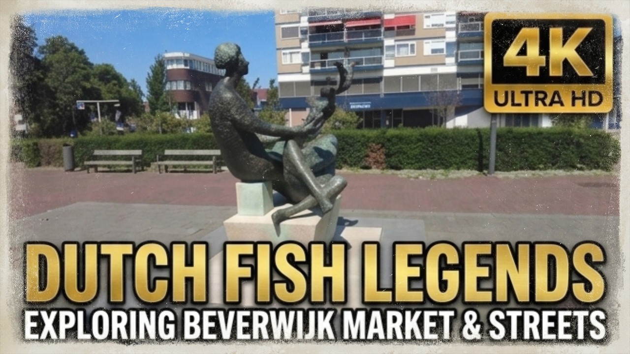 Beverwijk Day Trip: Trying Dutch Fish, Market Prices & Station Vibes [4K]