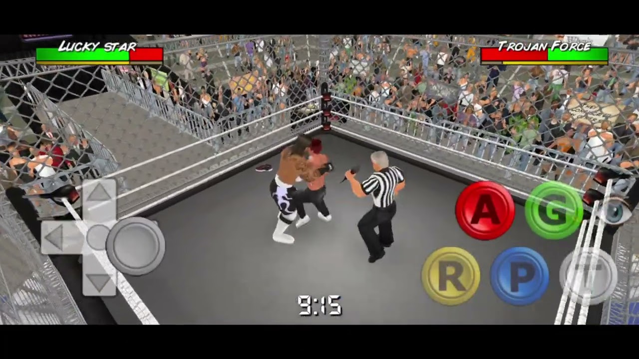 LOCKED IN! ⛓️ Lucky Star Steel Cage Match | Wrestling Empire (No Commentary)