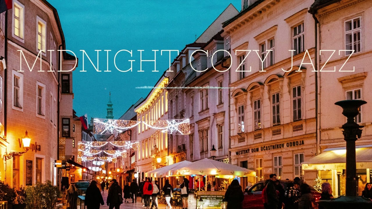 Midnight Cozy Jazz Piano 🌙 Quiet  Nights Background Music(No Vocals)