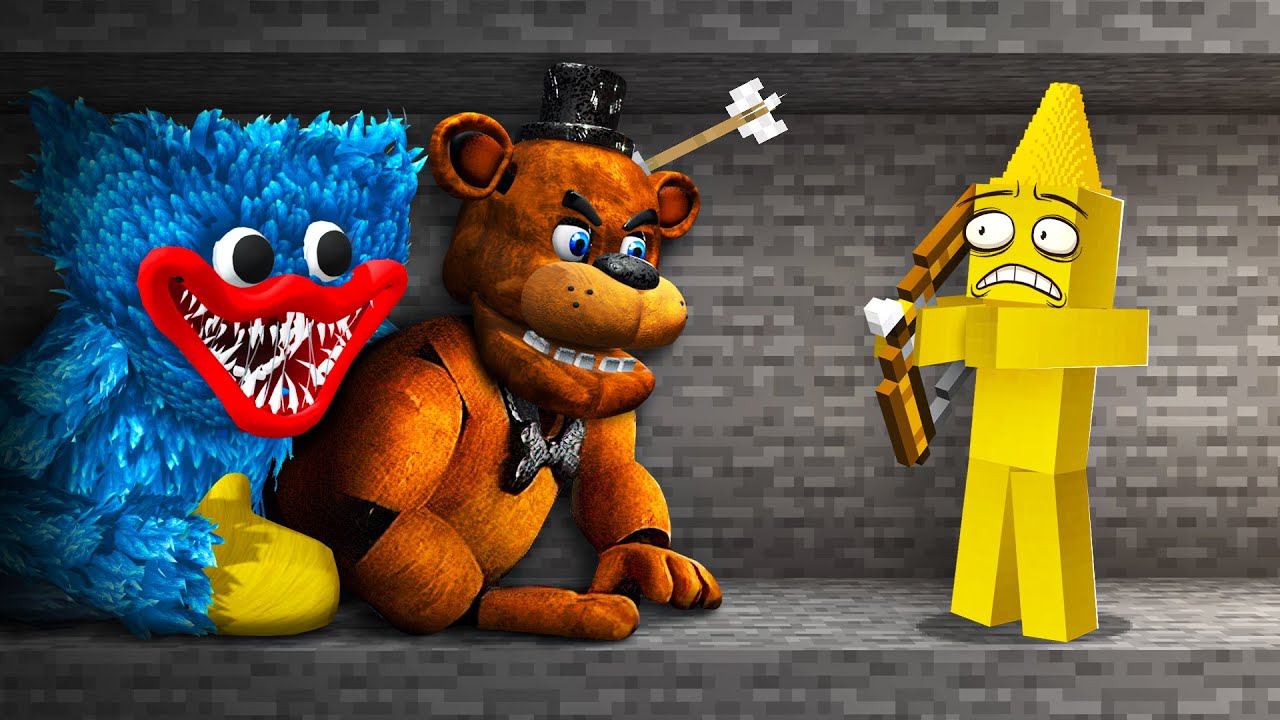 Real Monsters vs My Friend in Minecraft