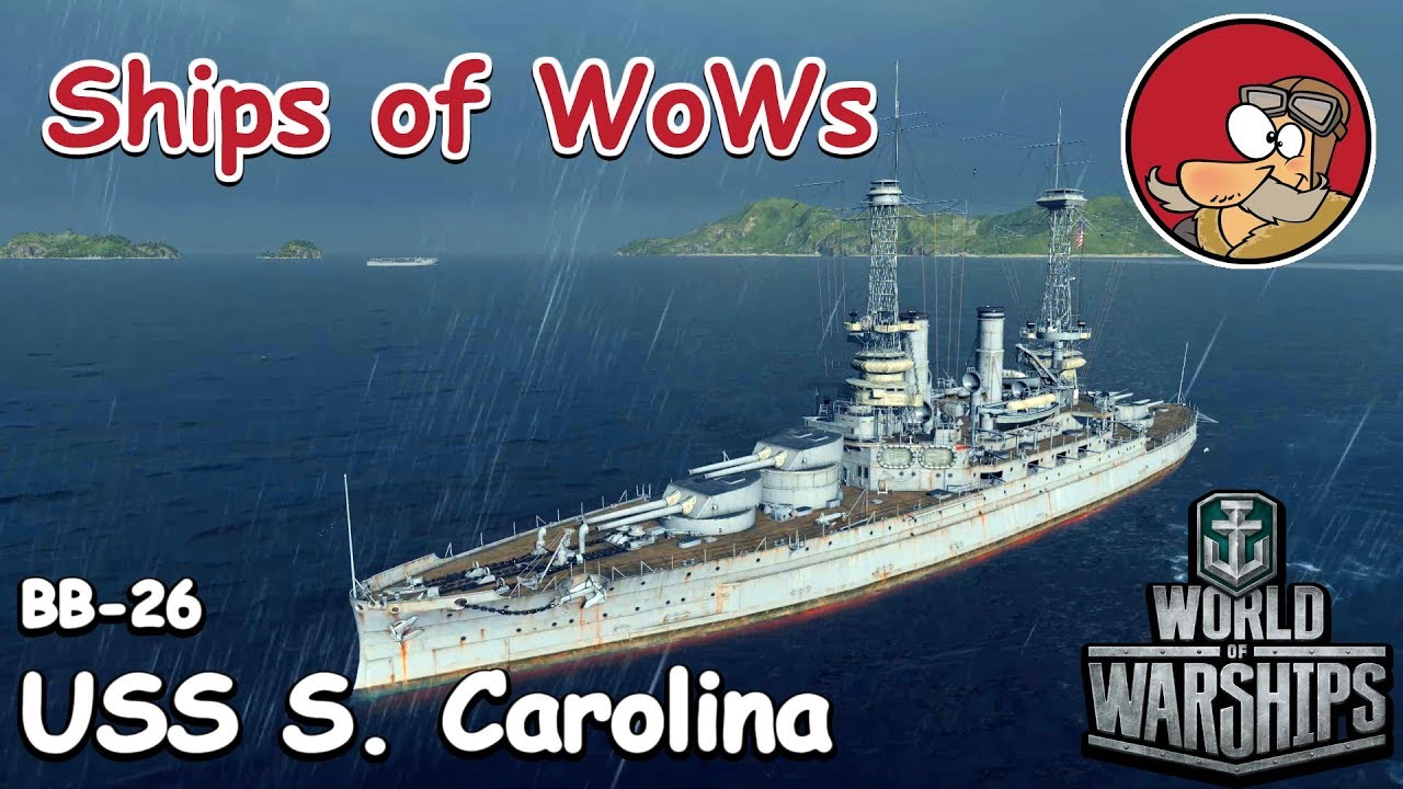 USS South Carolina (BB-26) - Ships of World of Warships - 06
