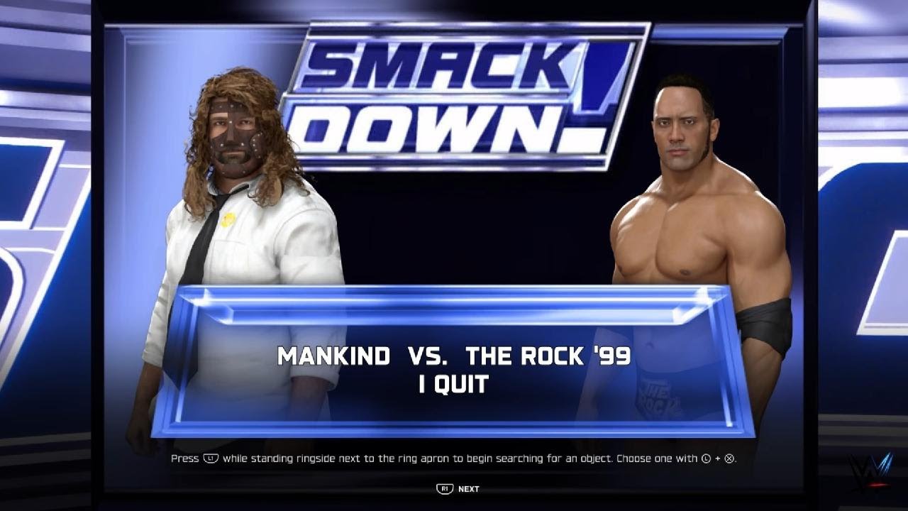 WWE 2K26 Attitude Era! Mankind vs. The Rock