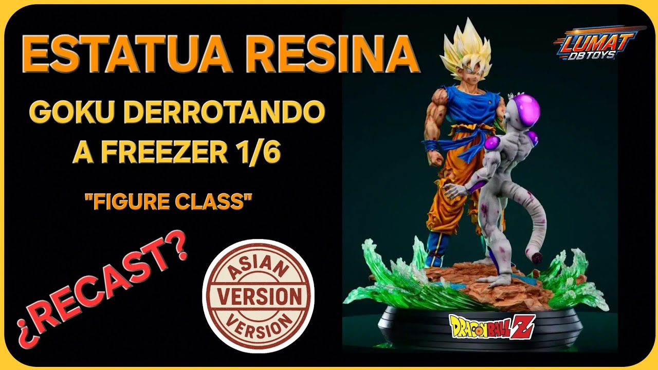 UNBOXING GOKU VS FREEZER RESINA ASIAN VERSION FIGURE CLASS RECAST  FIGUREO DRAGON BALL 2