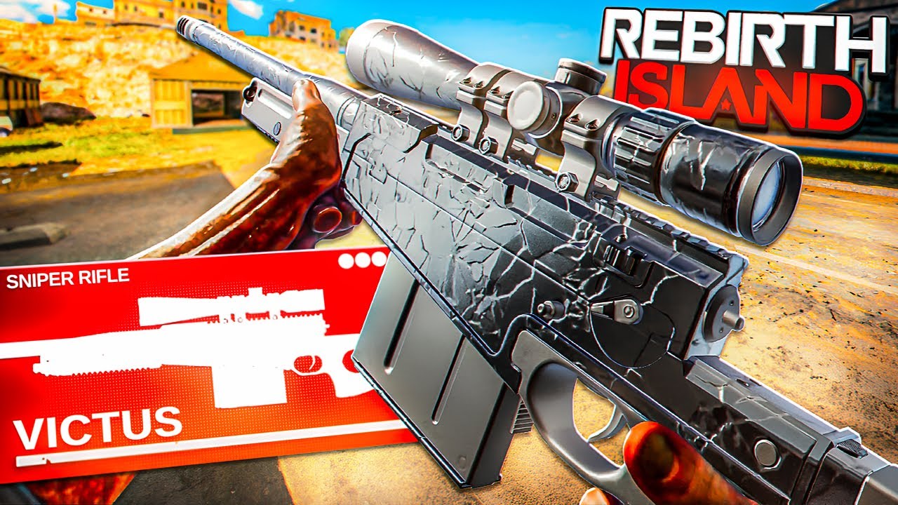 the NEW ONE-SHOT SNIPER is AMAZING on REBIRTH ISLAND WARZONE!